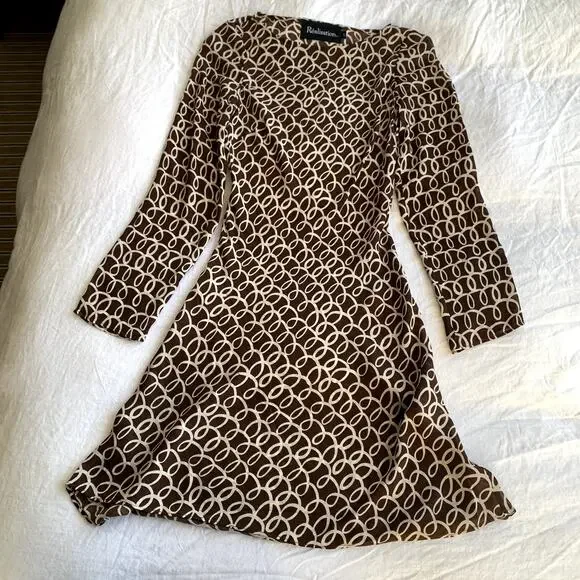 Realisation Par Brown and Cream Mini Dress - Picture 7 of 11